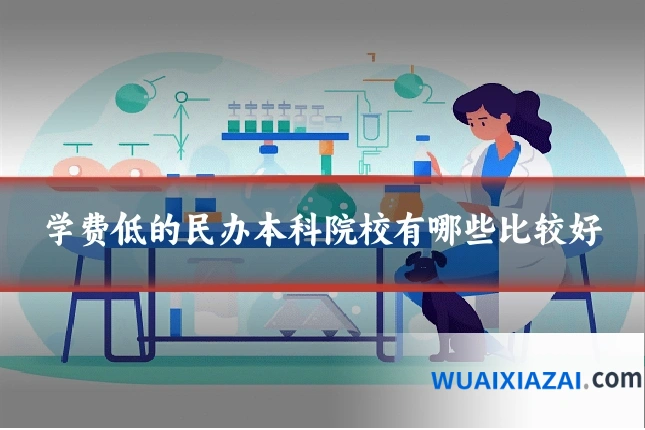 学费低的民办本科院校有哪些比较好