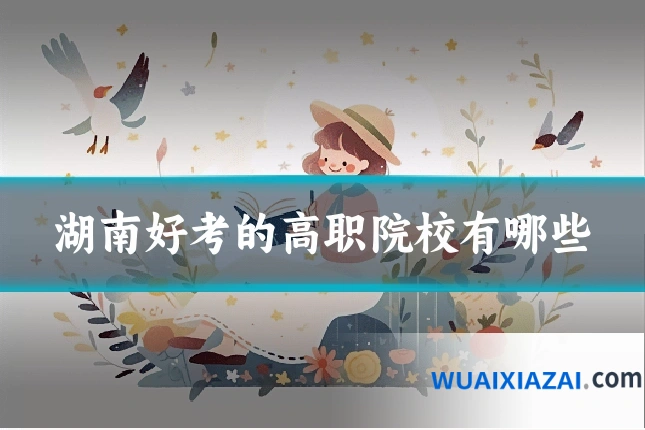 湖南好考的高职院校有哪些