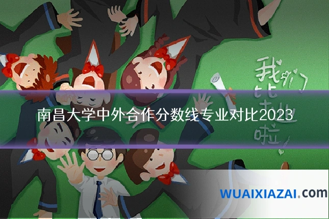南昌大学中外合作分数线专业对比2023