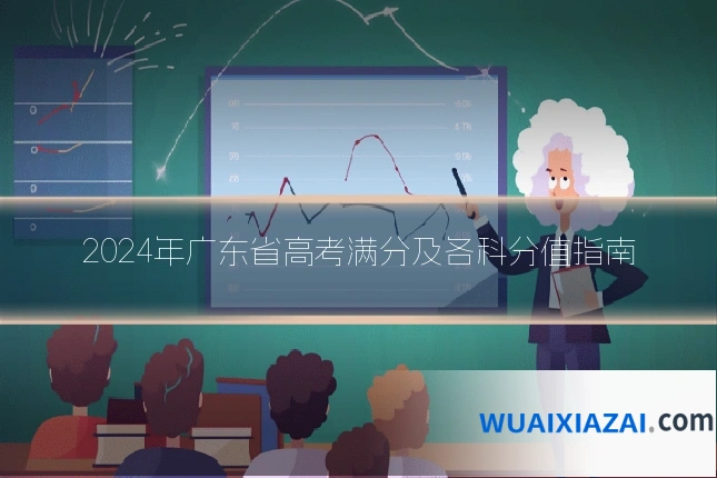 2024年广东省高考满分及各科分值指南