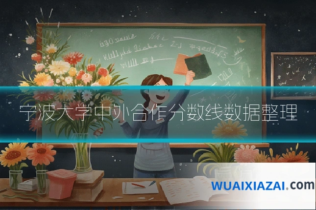 宁波大学中外合作分数线数据整理