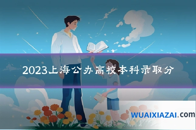 2023上海公办高校本科录取分