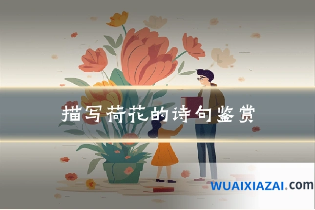 描写荷花的诗句鉴赏