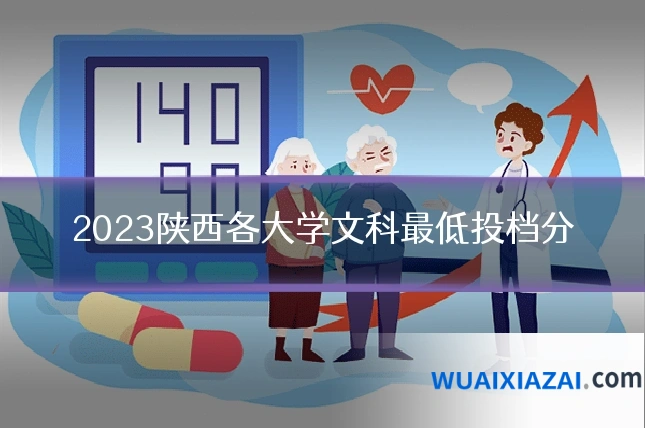 2023陕西各大学文科最低投档分