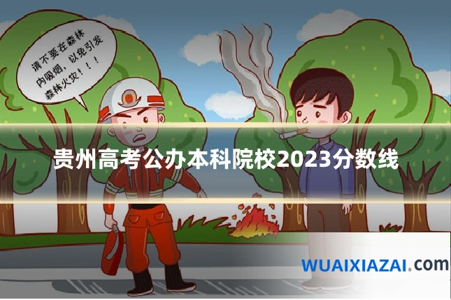 贵州高考公办本科院校2023分数线