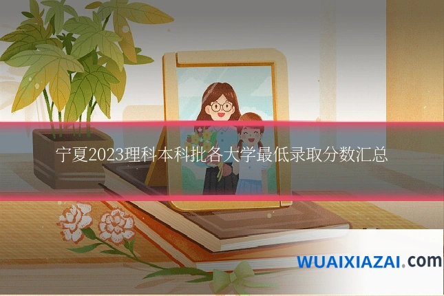 宁夏2023理科本科批各大学最低录取分数汇总