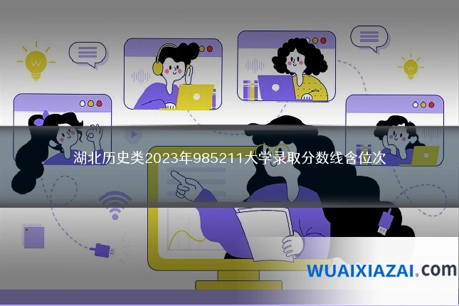 湖北历史类2023年985211大学录取分数线含位次