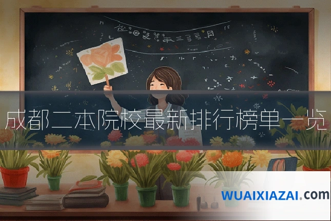 成都二本院校最新排行榜单一览
