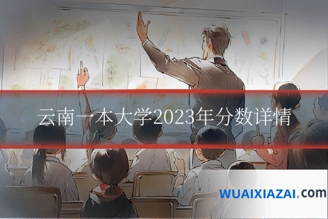 云南一本大学2023年分数详情