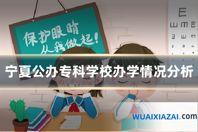 宁夏公办专科学校办学情况分析