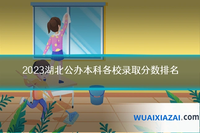 2023湖北公办本科各校录取分数排名