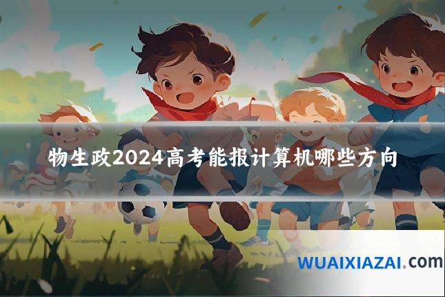 物生政2024高考能报计算机哪些方向