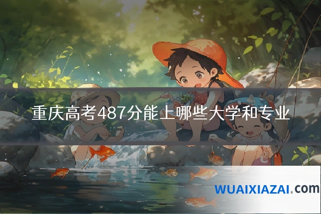 重庆高考487分能上哪些大学和专业