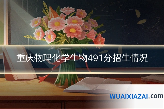 重庆物理化学生物491分招生情况