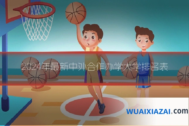 2024年最新中外合作办学大学排名表
