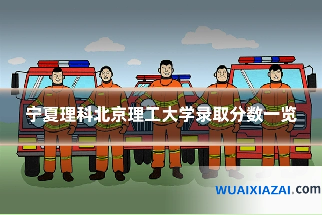 宁夏理科北京理工大学录取分数一览