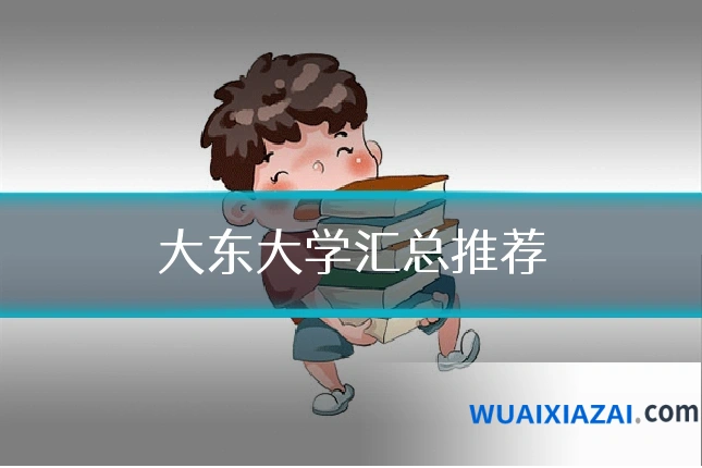 大东大学汇总推荐