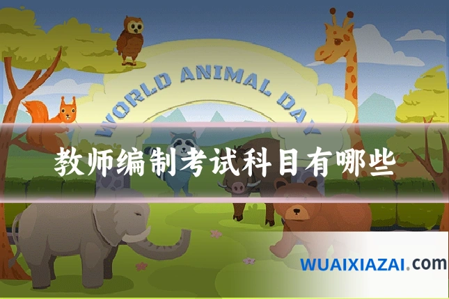 教师编制考试科目有哪些