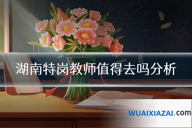 湖南特岗教师值得去吗分析