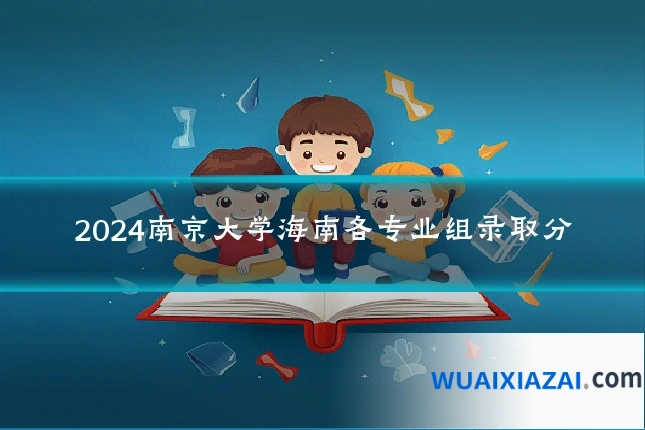 2024南京大学海南各专业组录取分