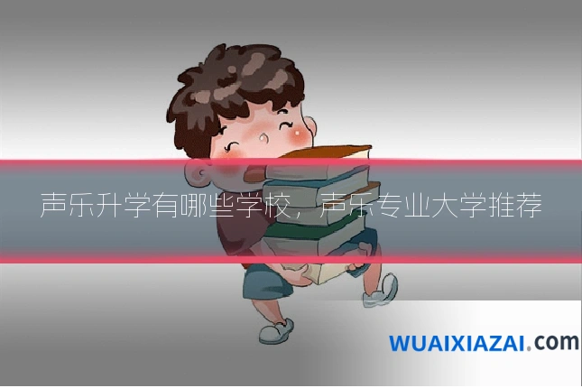 声乐升学有哪些学校，声乐专业大学推荐
