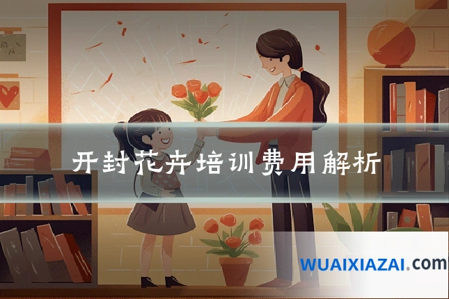 开封花卉培训费用解析