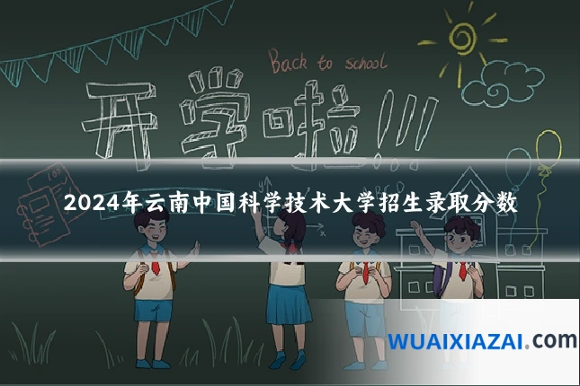 2024年云南中国科学技术大学招生录取分数