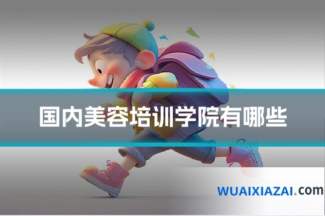 国内美容培训学院有哪些