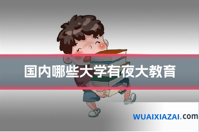 国内哪些大学有夜大教育