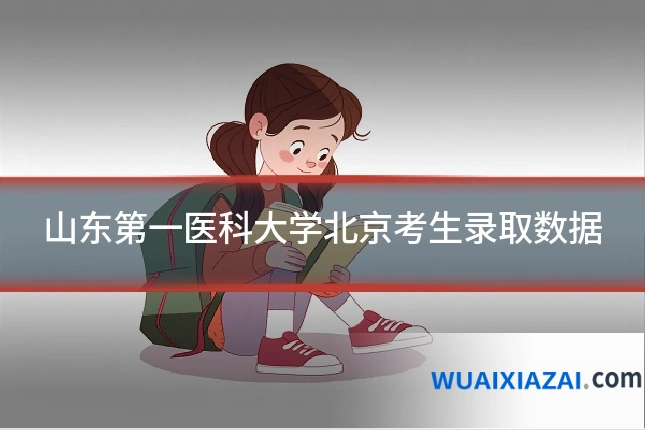 山东第一医科大学北京考生录取数据