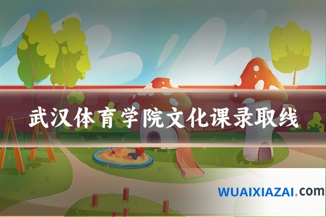 武汉体育学院文化课录取线