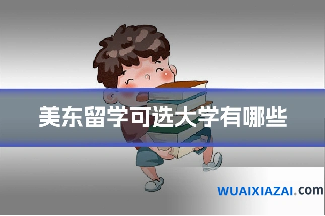 美东留学可选大学有哪些