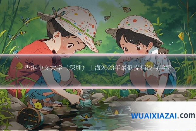 香港中文大学（深圳）上海2023年最低提档线与学费