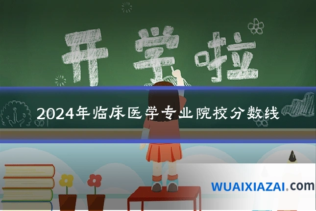 2024年临床医学专业院校分数线