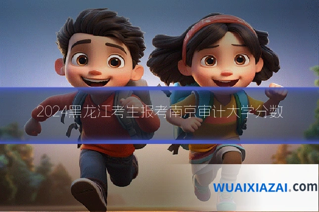 2024黑龙江考生报考南京审计大学分数