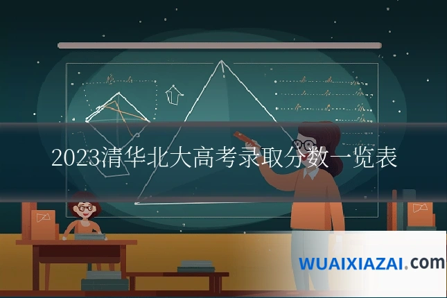 2023清华北大高考录取分数一览表