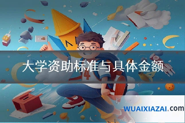 大学资助标准与具体金额
