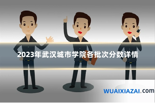 2023年武汉城市学院各批次分数详情