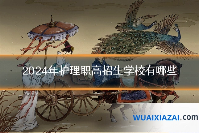 2024年护理职高招生学校有哪些