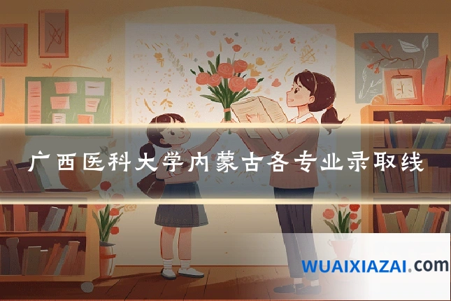 广西医科大学内蒙古各专业录取线