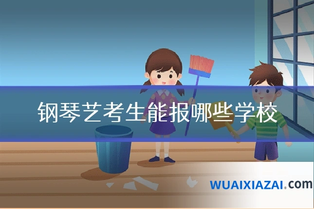 钢琴艺考生能报哪些学校