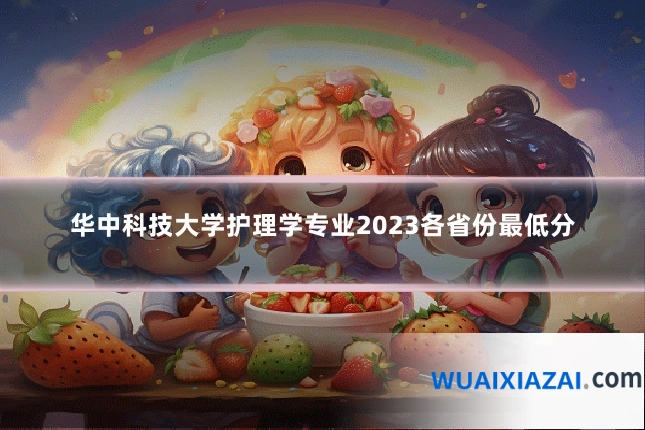 华中科技大学护理学专业2023各省份最低分