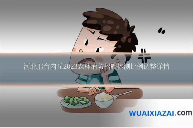 河北邢台内丘2023森林消防招聘体测比例调整详情