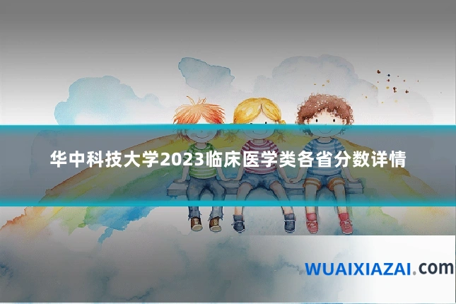 华中科技大学2023临床医学类各省分数详情