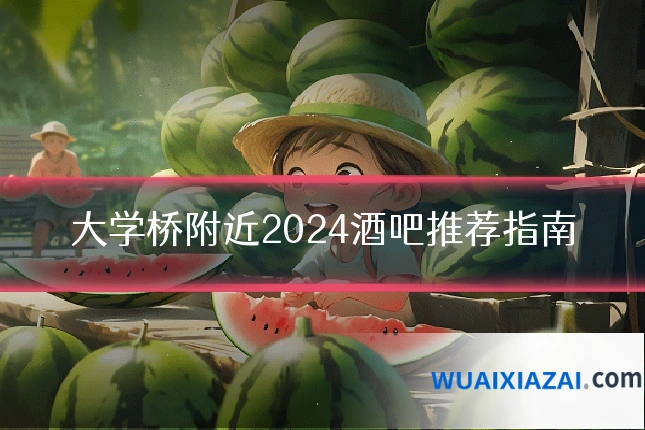 大学桥附近2024酒吧推荐指南