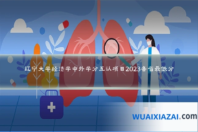 辽宁大学经济学中外学分互认项目2023各省最低分