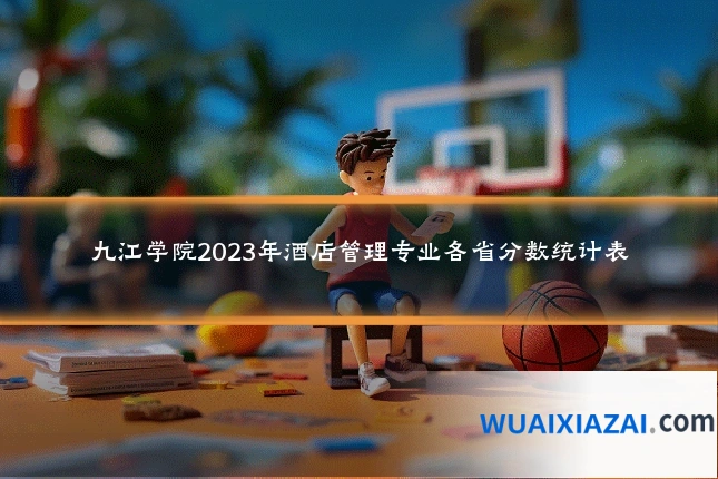 九江学院2023年酒店管理专业各省分数统计表