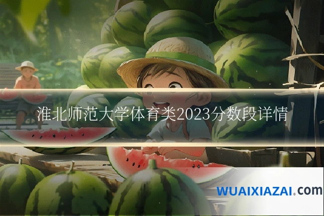 淮北师范大学体育类2023分数段详情
