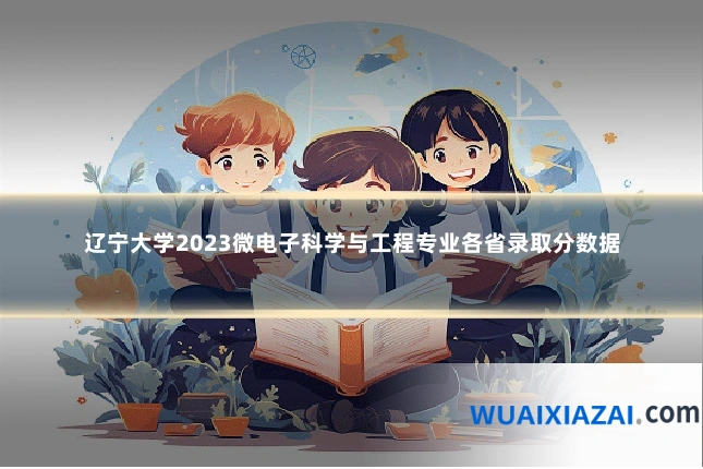 辽宁大学2023微电子科学与工程专业各省录取分数据