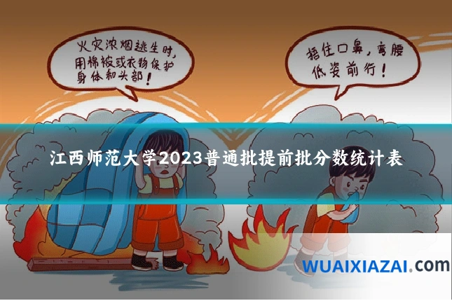 江西师范大学2023普通批提前批分数统计表
